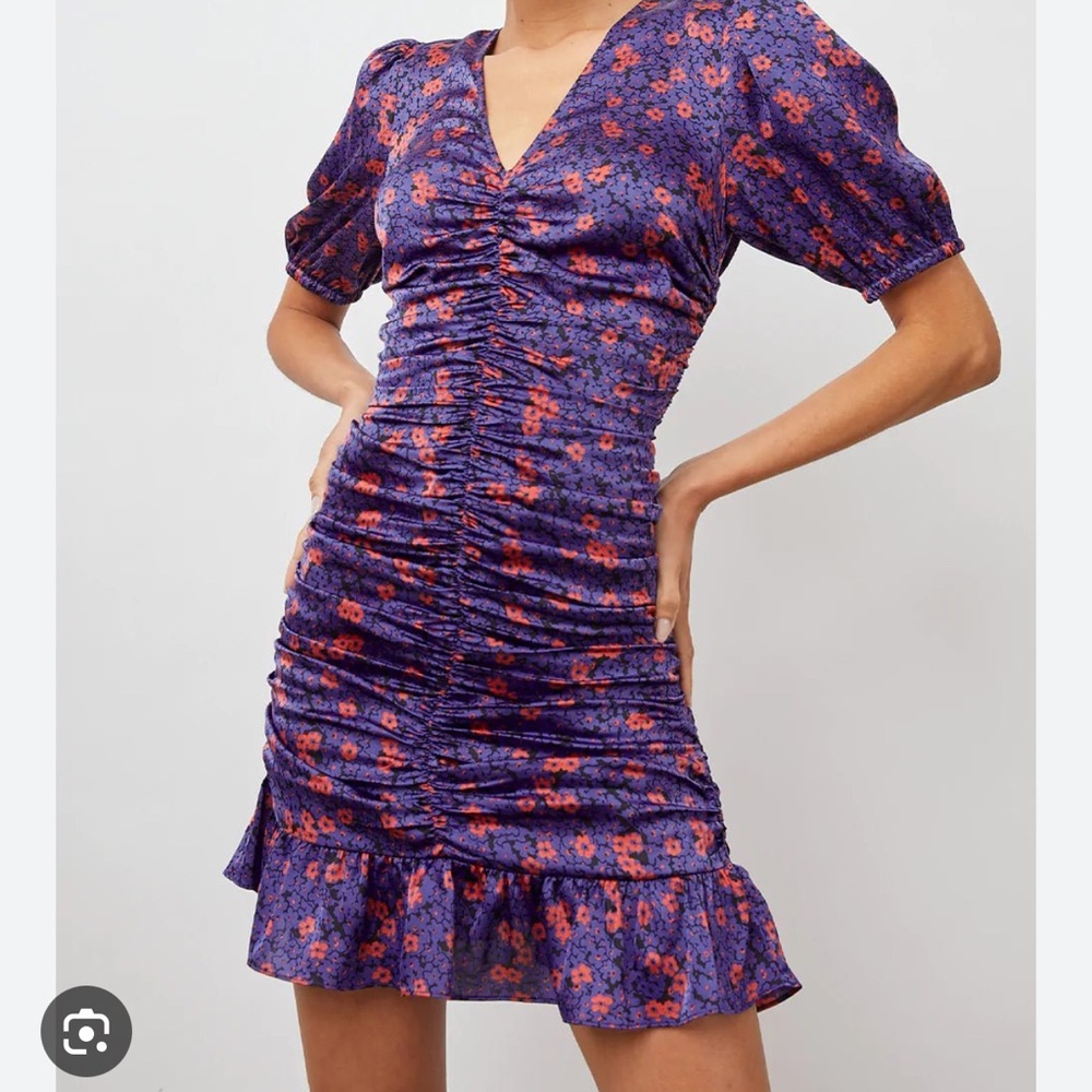 Rails Scarlette Purple and red Floral Mini Dress